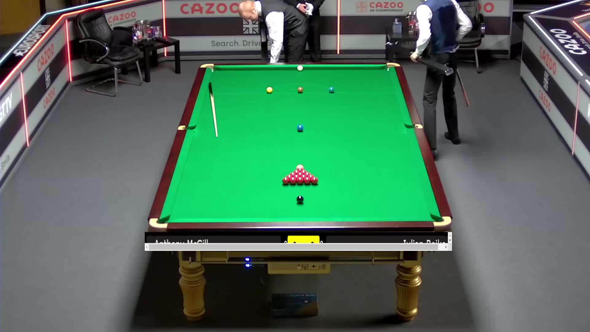 安东尼·麦克吉尔	V	尤里安·伯伊科  2021斯诺克英锦赛  清流