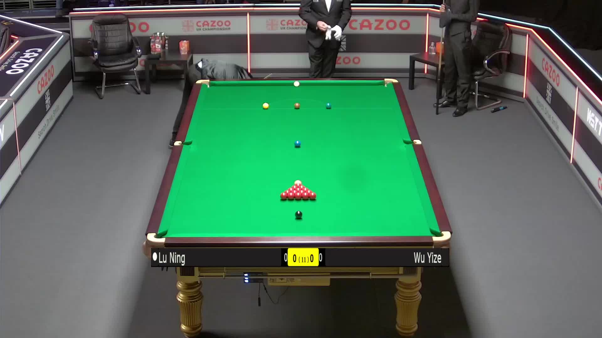 鲁宁 VS 吴宜泽  2021斯诺克英锦赛  清流