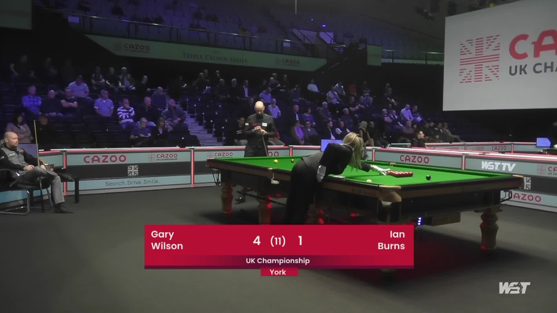 加里威尔逊 2021/22英锦赛 147片段