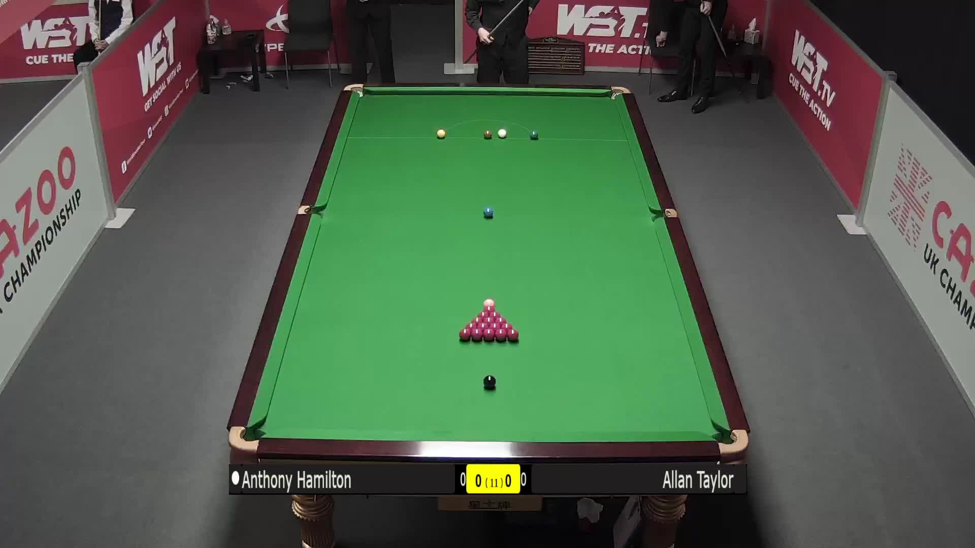 安东尼·汉密尔顿V艾伦·泰勒  2021斯诺克英锦赛   清流-上
