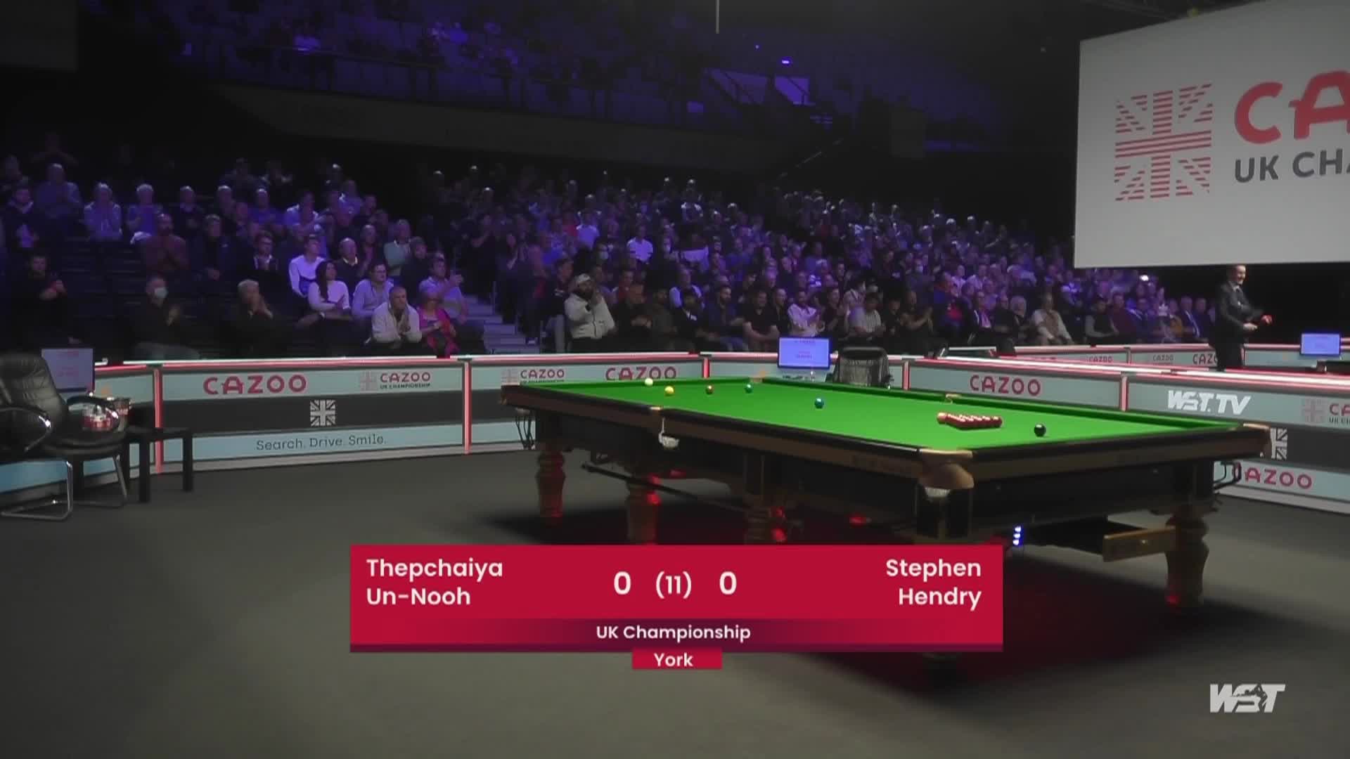 塔猜亚·乌诺V斯蒂芬·亨德利   2021斯诺克英锦赛   清流