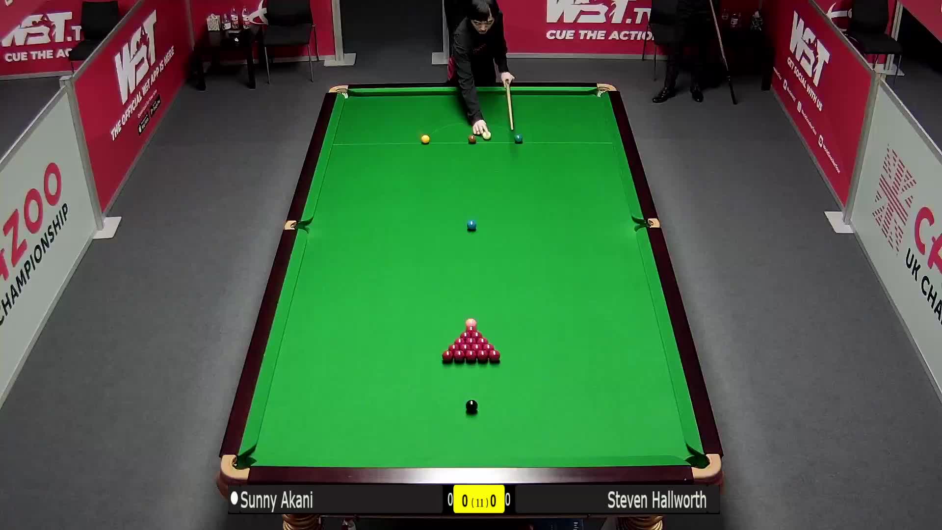 阿卡尼·宋沙瓦V史蒂文·霍尔沃斯 2021斯诺克英锦赛   清流