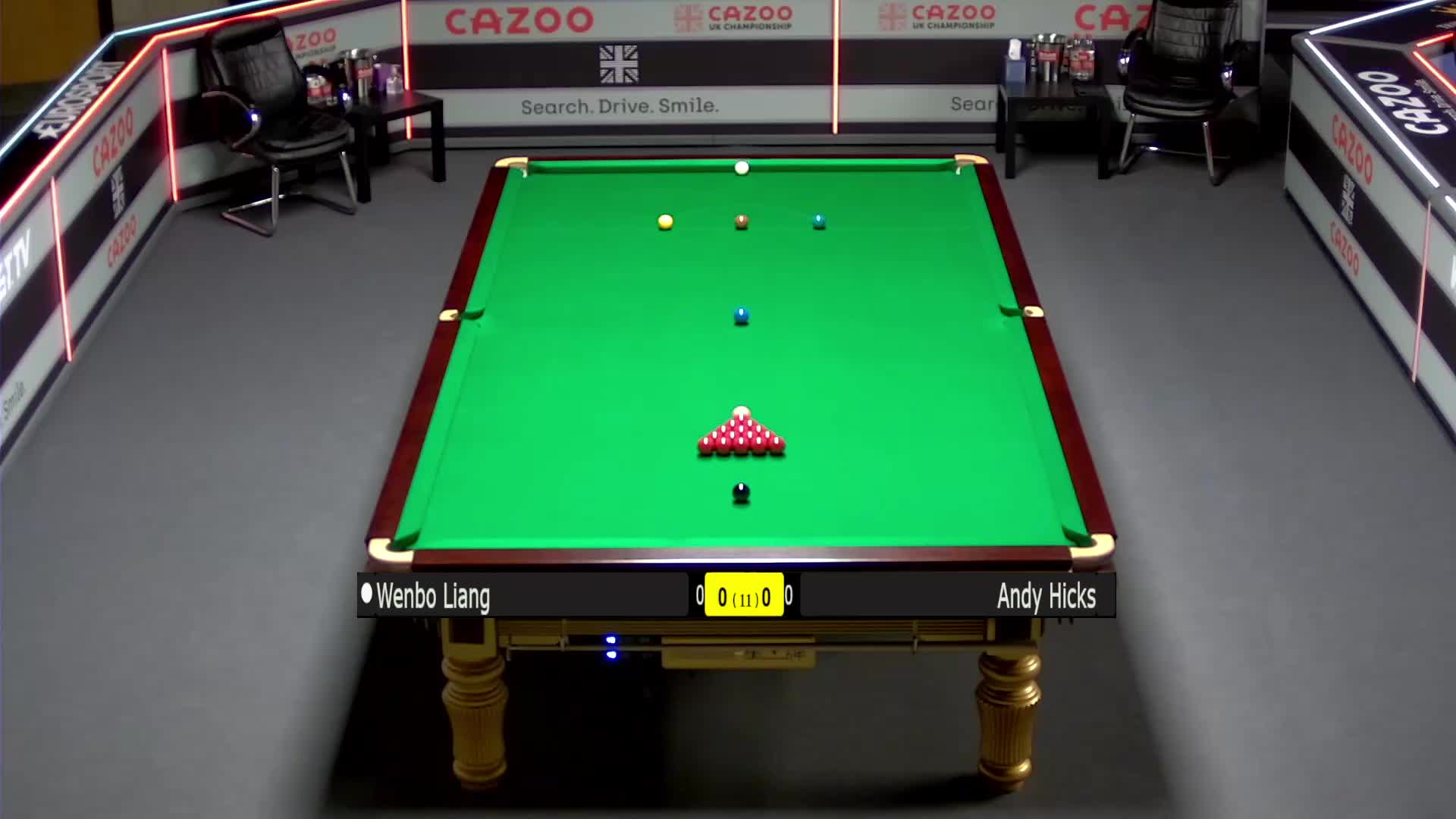 [直播]斯诺克英国锦标赛  3号桌视角