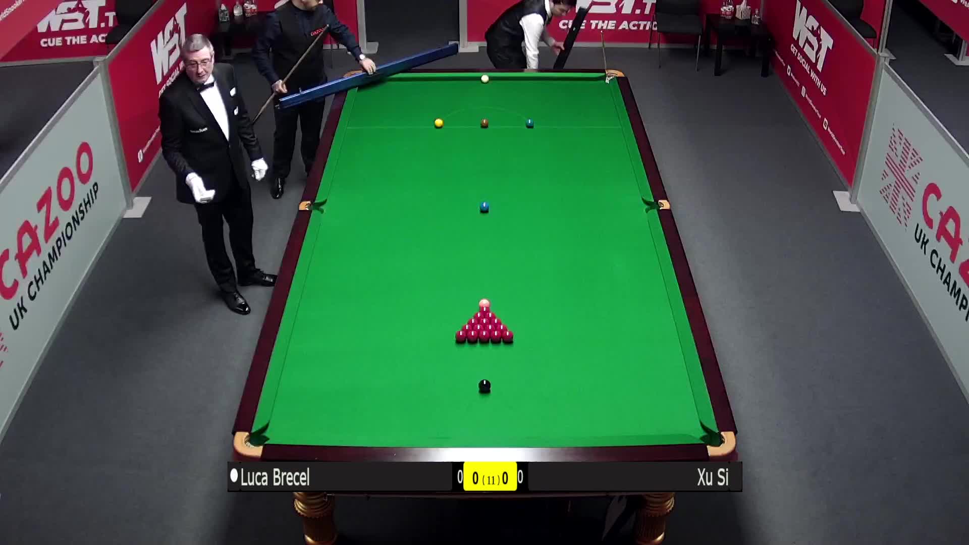 卢卡·布雷切尔 VS 徐思  2021斯诺克英锦赛   清流