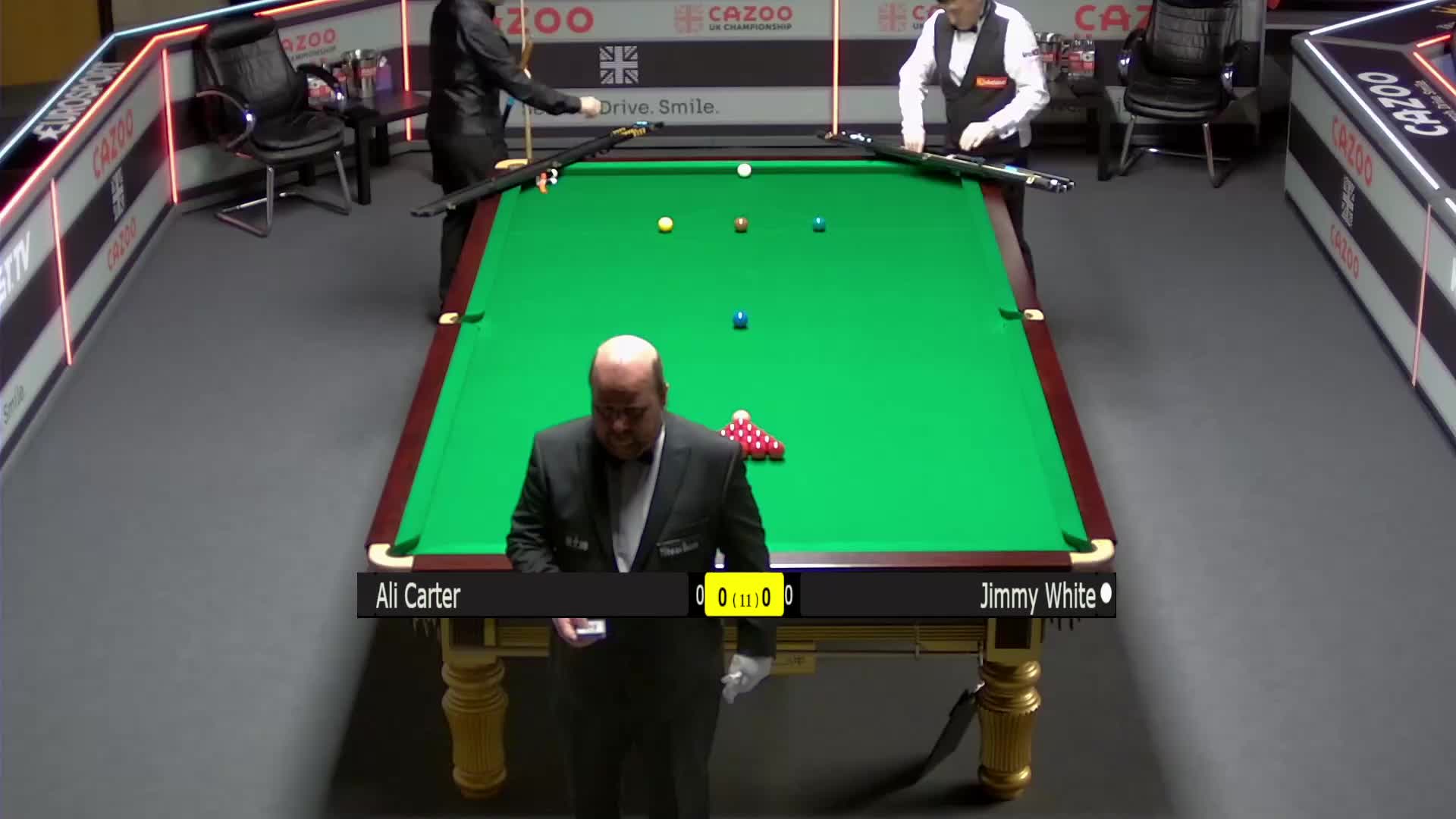 阿里·卡特 VS 吉米·怀特  2021斯诺克英锦赛   清流