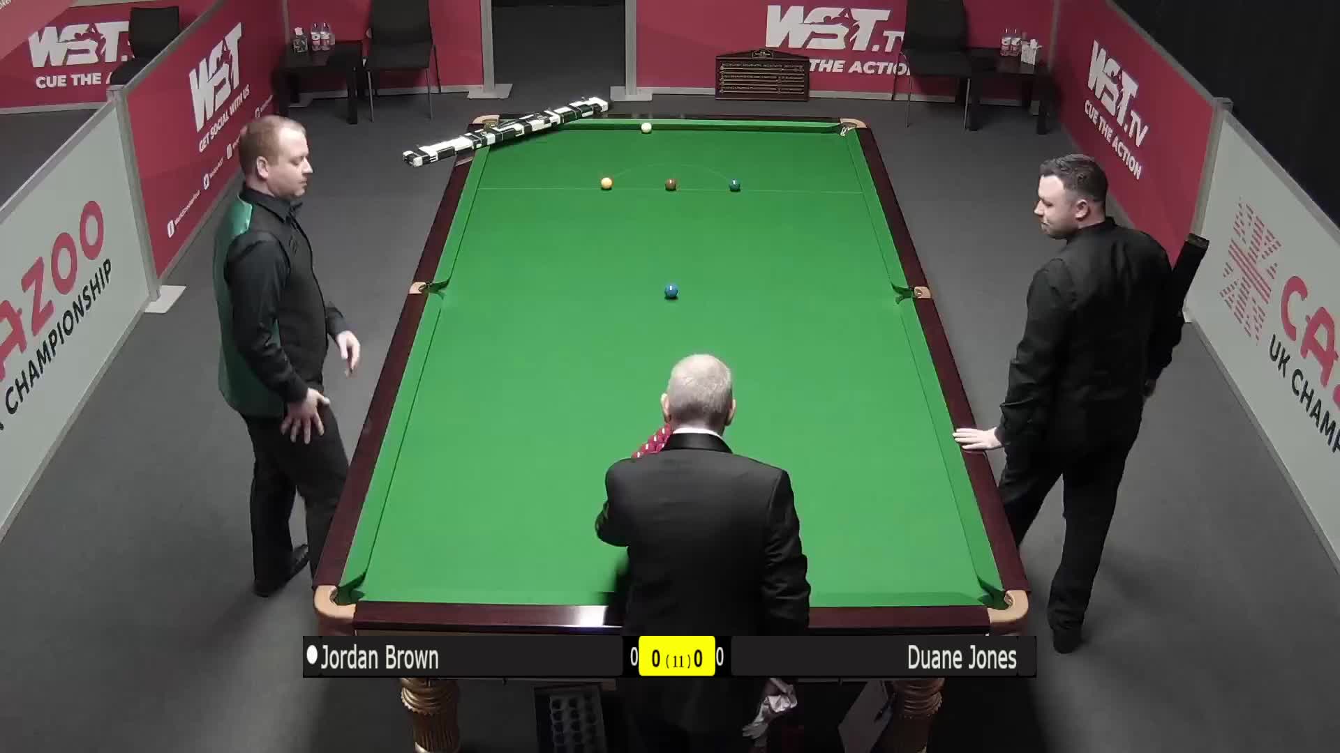 乔丹·布朗 VS 杜恩·琼斯  2021斯诺克英锦赛   清流