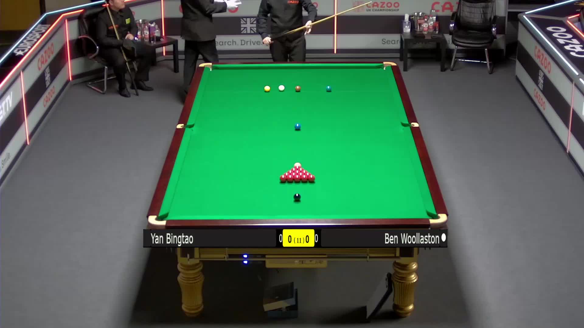 颜丙涛  V  本·沃拉斯顿 2021斯诺克英锦赛   清流