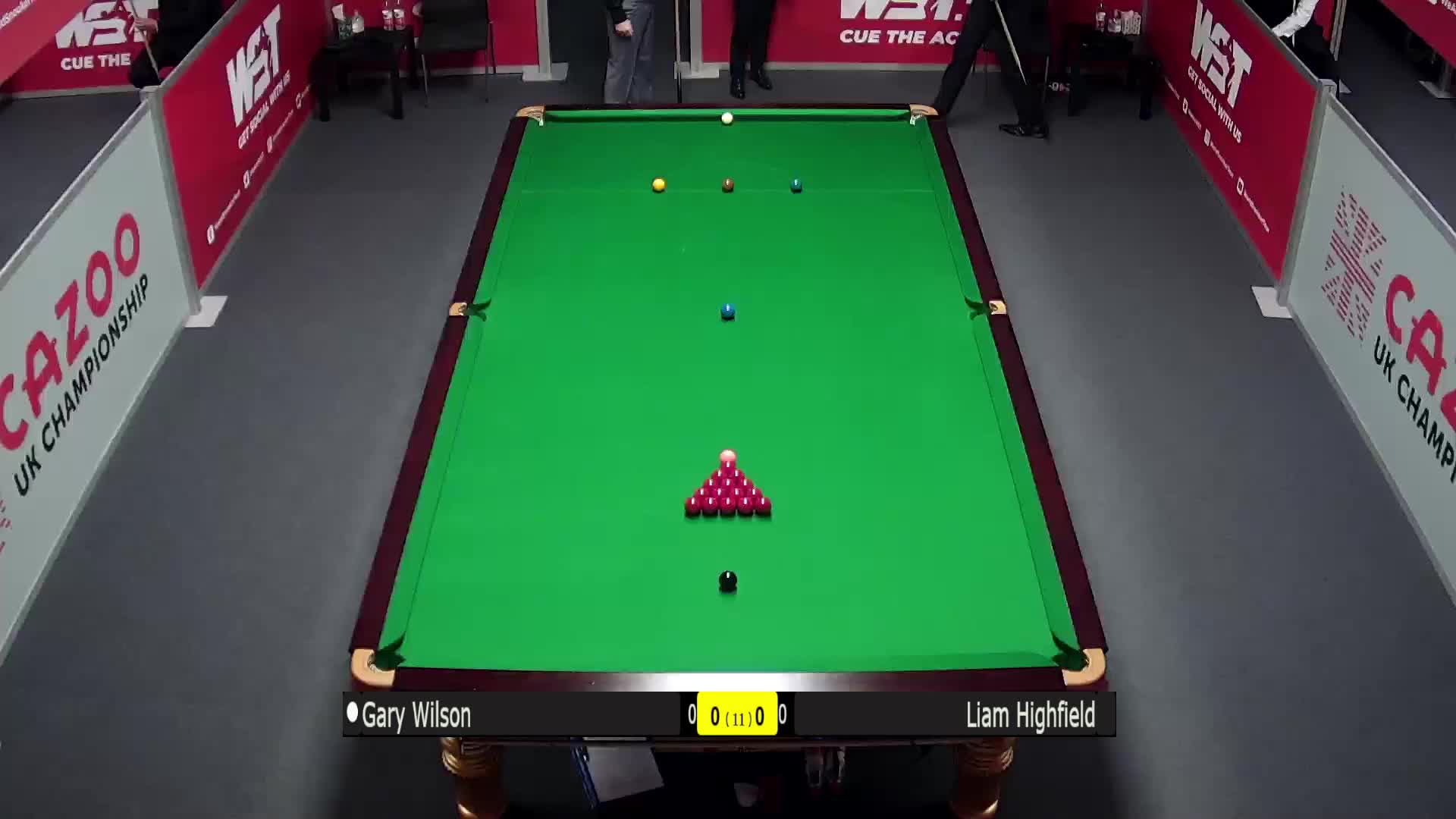 加里·威尔逊  V  利亚姆·海菲尔德 2021斯诺克英锦赛   清流