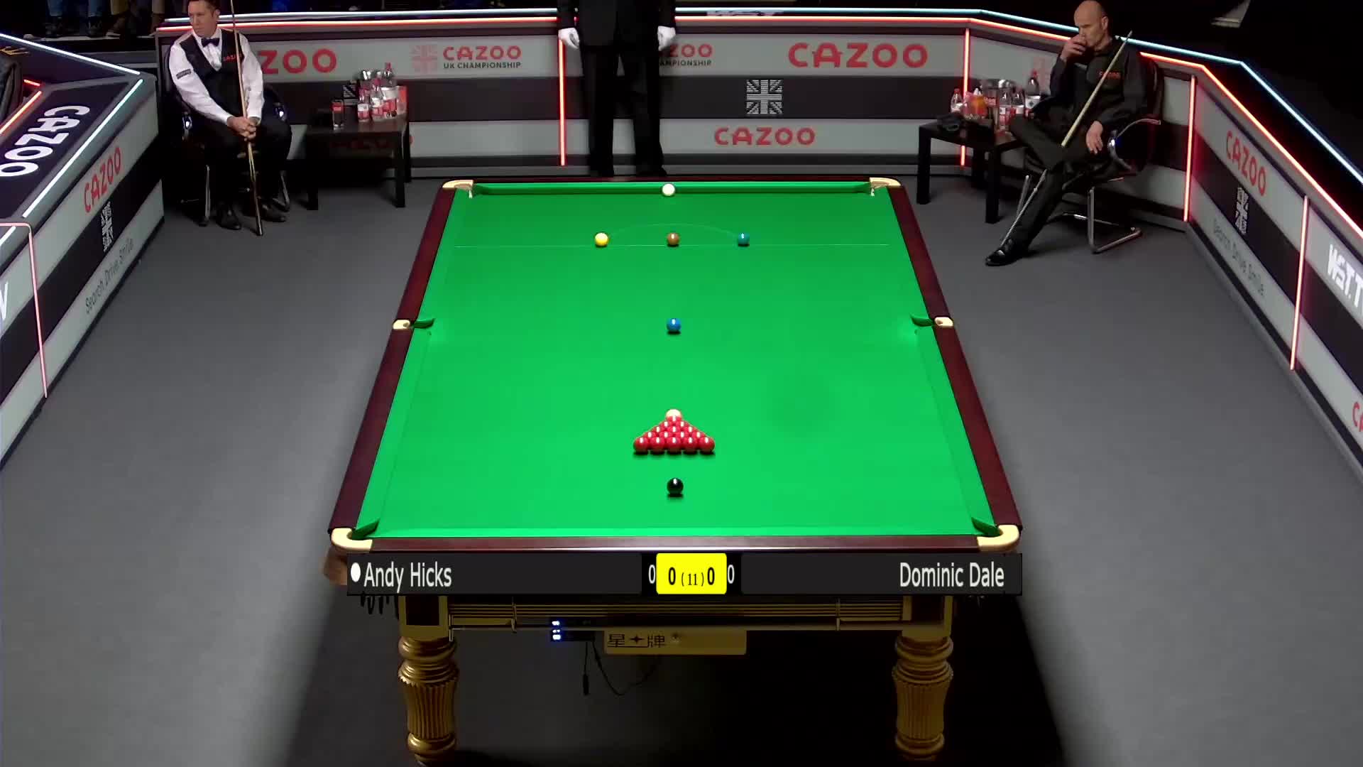 安迪·希克斯  V  多米尼克·戴尔  2021斯诺克英锦赛  清流