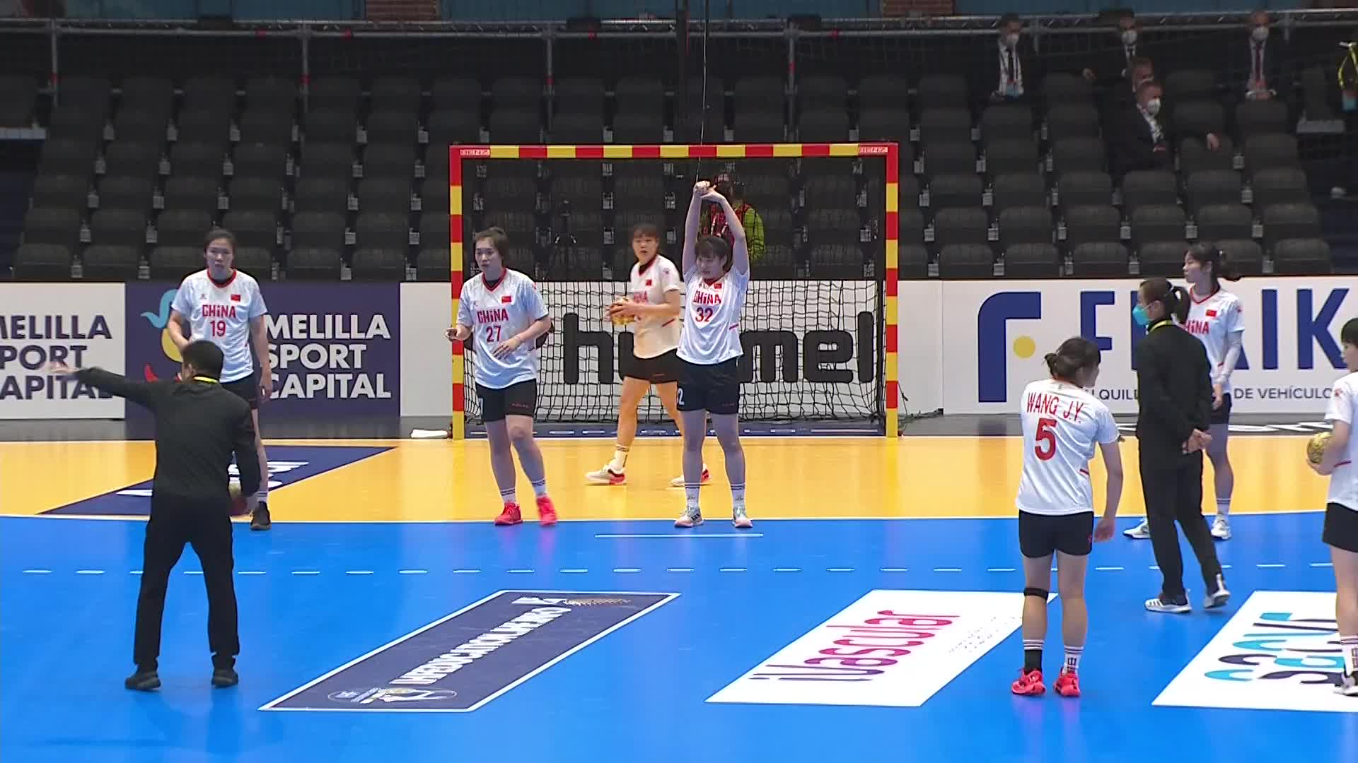 奥地利VS中国2021年IHF女子手球世界锦标赛预选赛