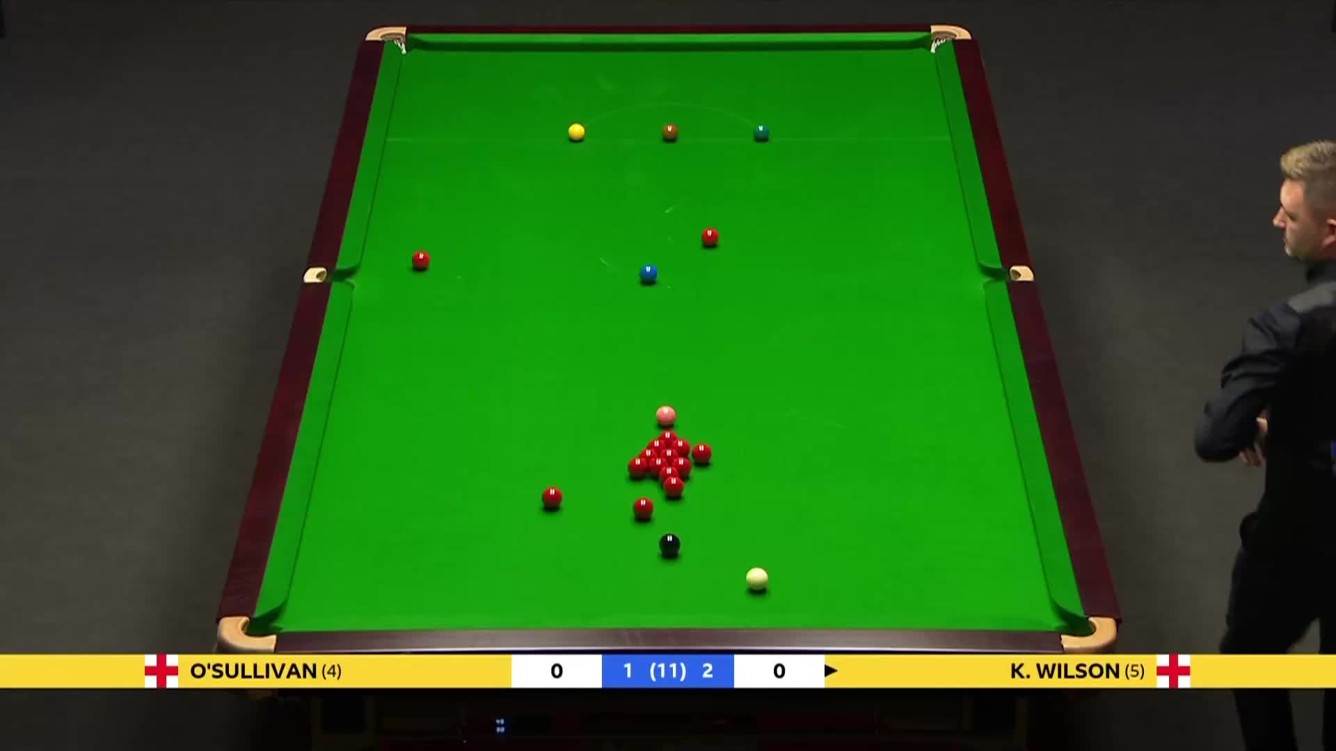 囧哥今天真hot hand啊！这中袋都打进，神了！