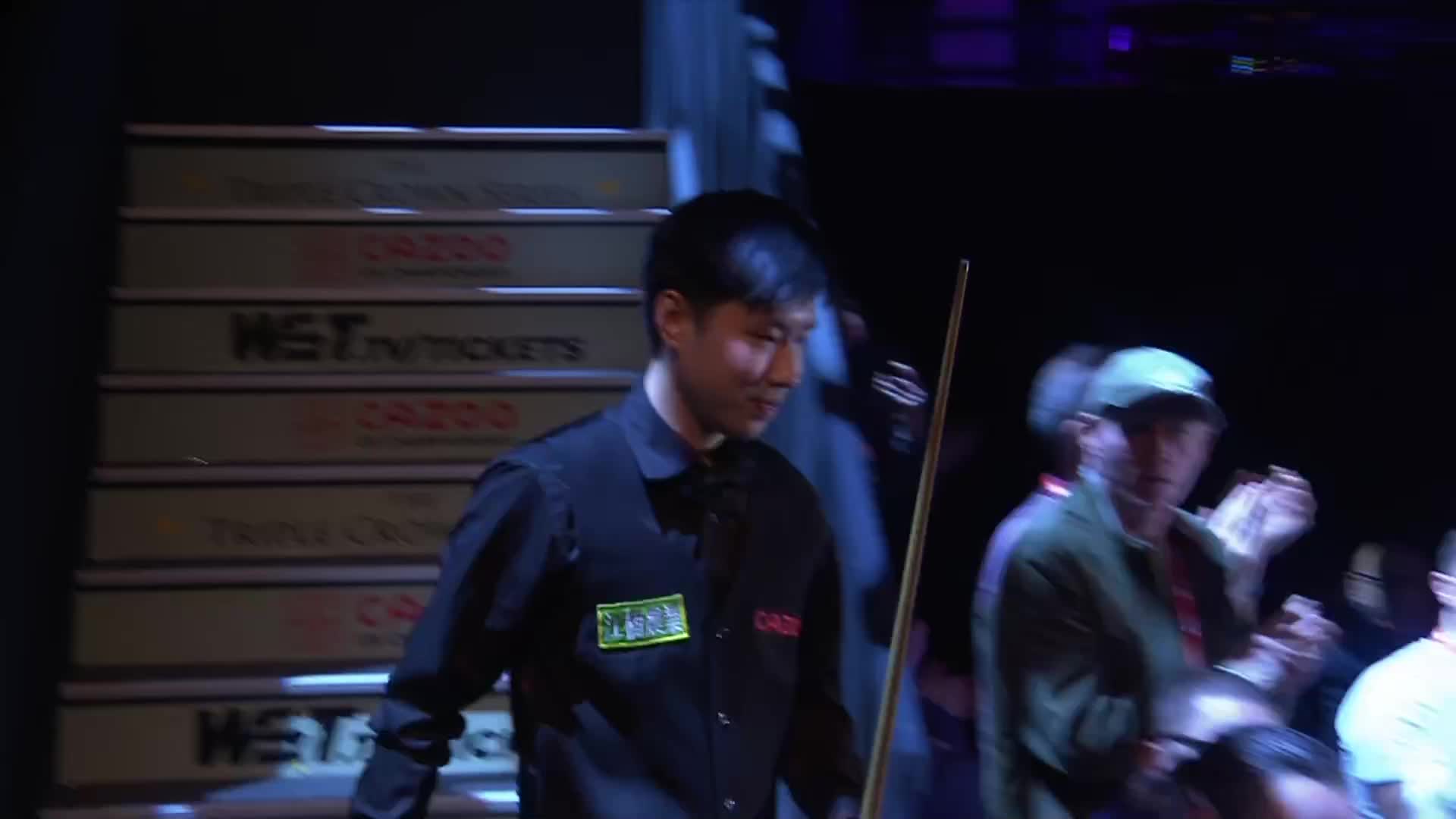 赵心童  V  卢卡·布雷切尔  2021斯诺克英锦赛 第二阶段-清流