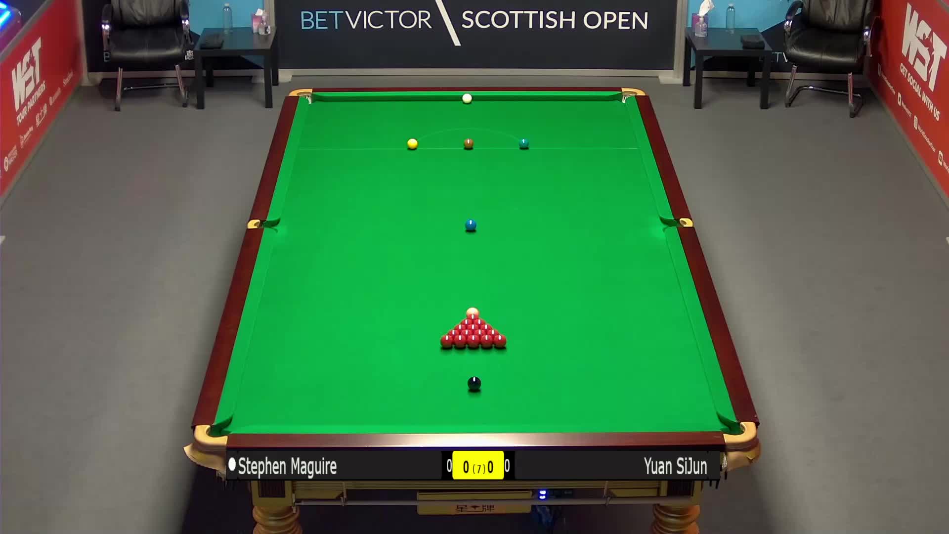 斯蒂芬·马奎尔  V  袁思俊 2021苏格兰公开赛正赛 清流