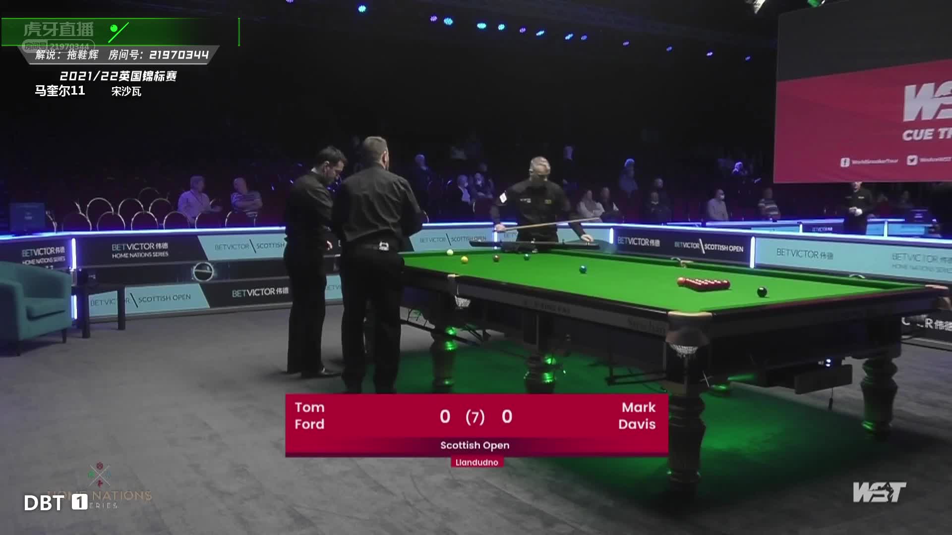 斯蒂芬·马奎尔 V 阿卡尼·宋沙瓦 2021苏格兰公开赛正赛 拖鞋辉解说