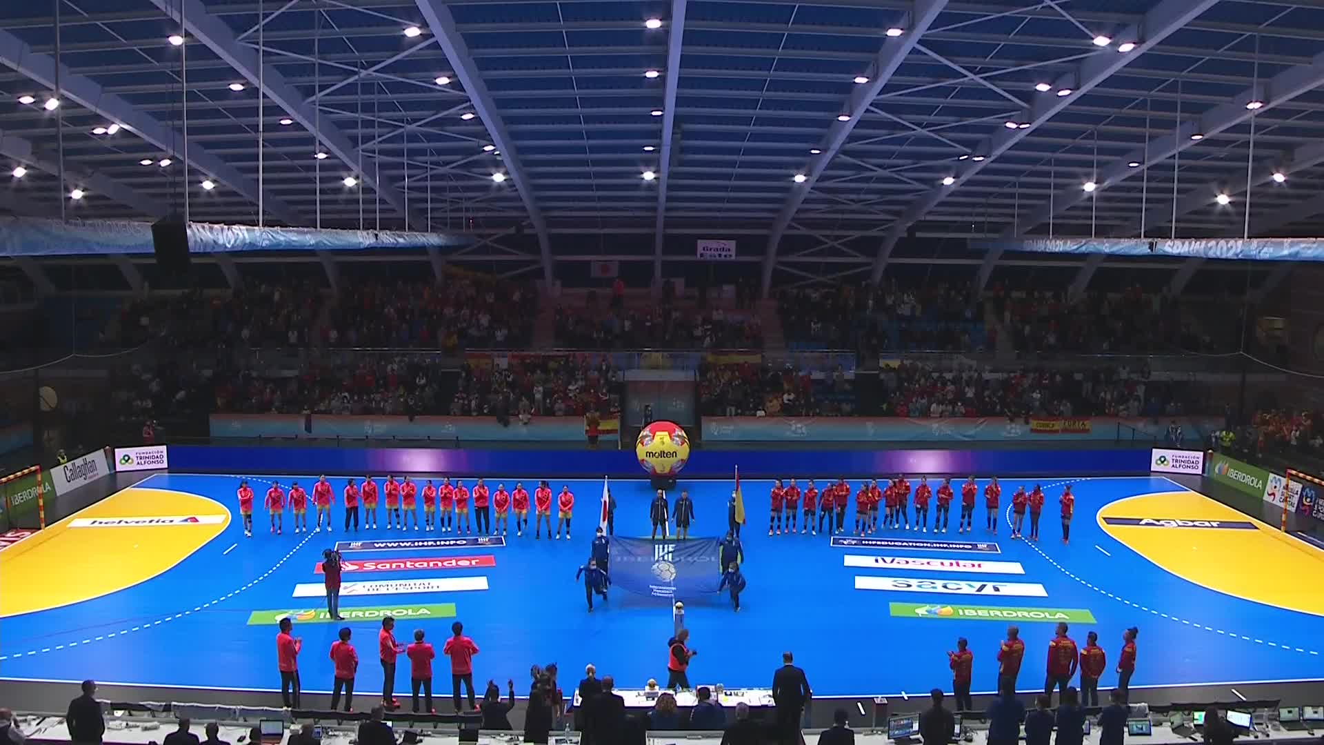 西班牙V日本 2021年IHF女子手球世界锦标赛正赛