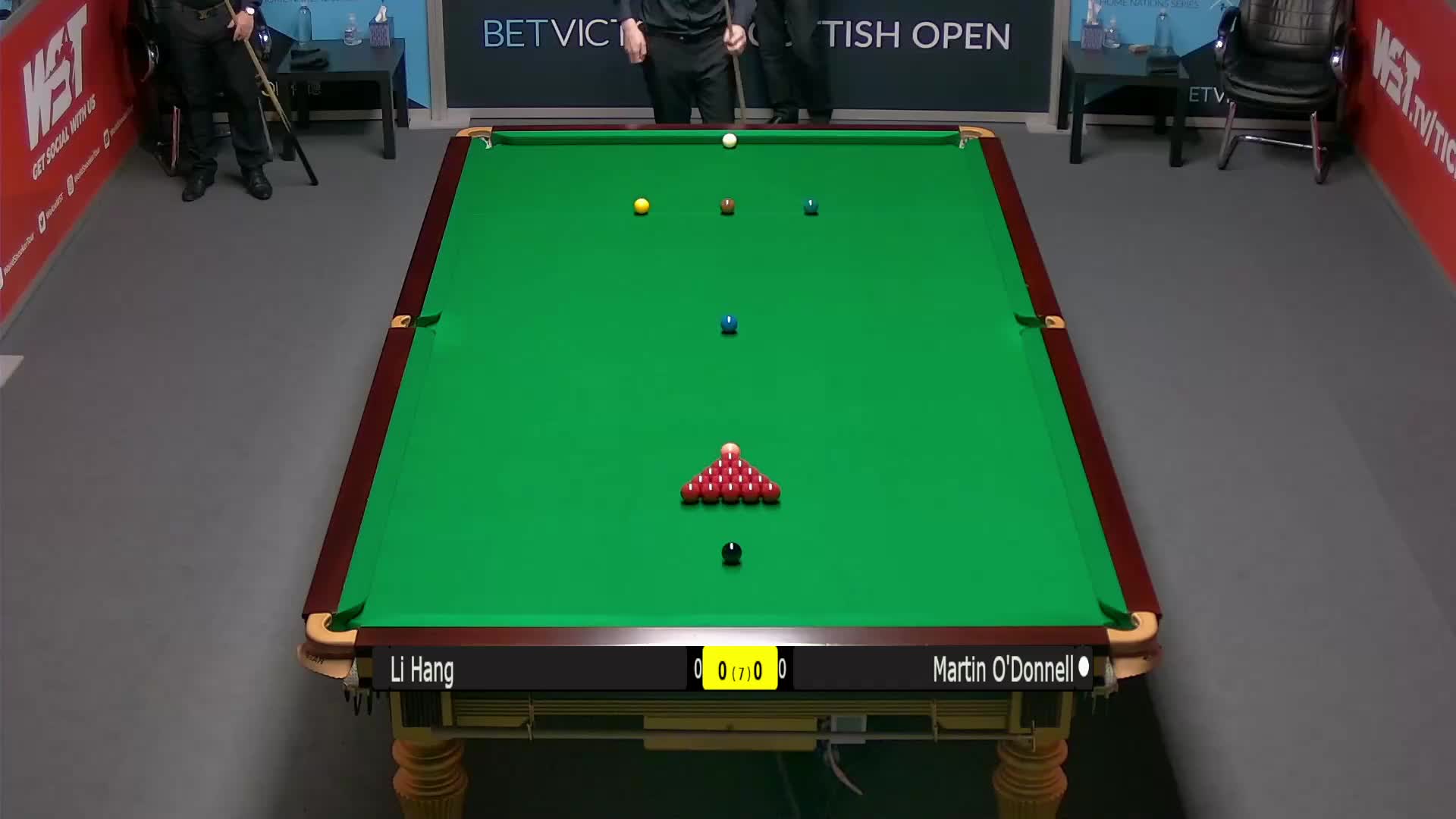 马丁·奥唐奈 V 李行 2021苏格兰公开赛正赛  清流