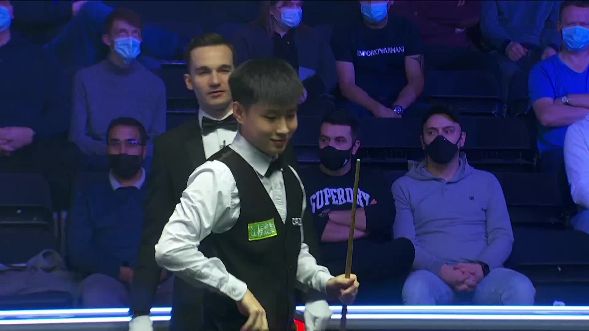 赵心童  VS  马丁·古尔德 2021世界大奖赛 星辰解说