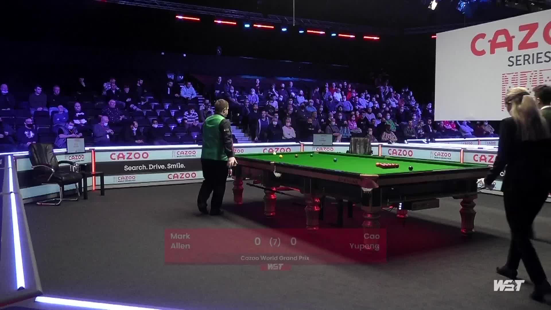 马克·艾伦 VS 曹宇鹏 2021世界大奖赛 清流