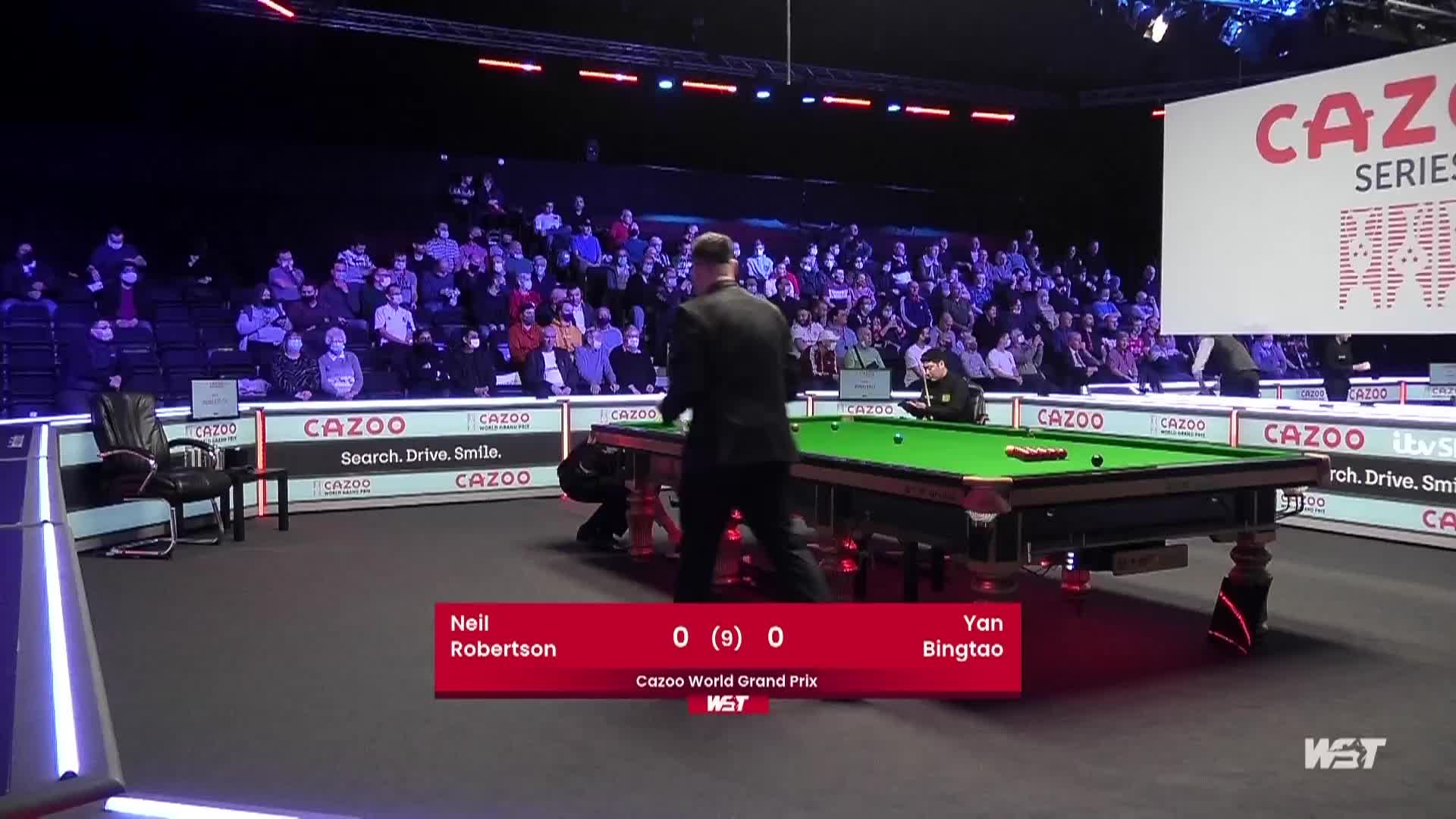 颜丙涛 VS 尼尔·罗伯逊 2021世界大奖赛 清流