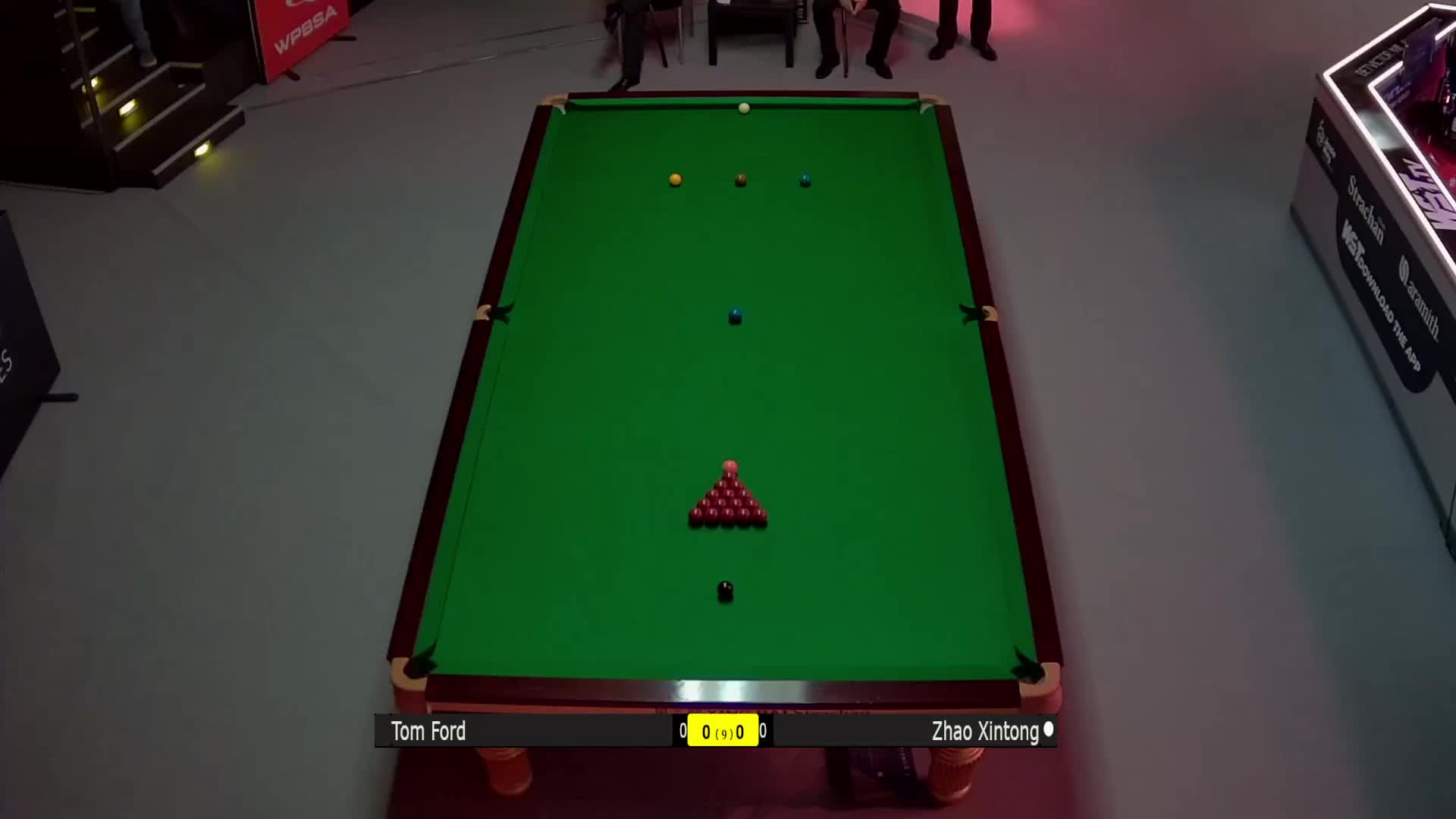 汤姆·福德VS赵心童 2022德国大师赛 清流