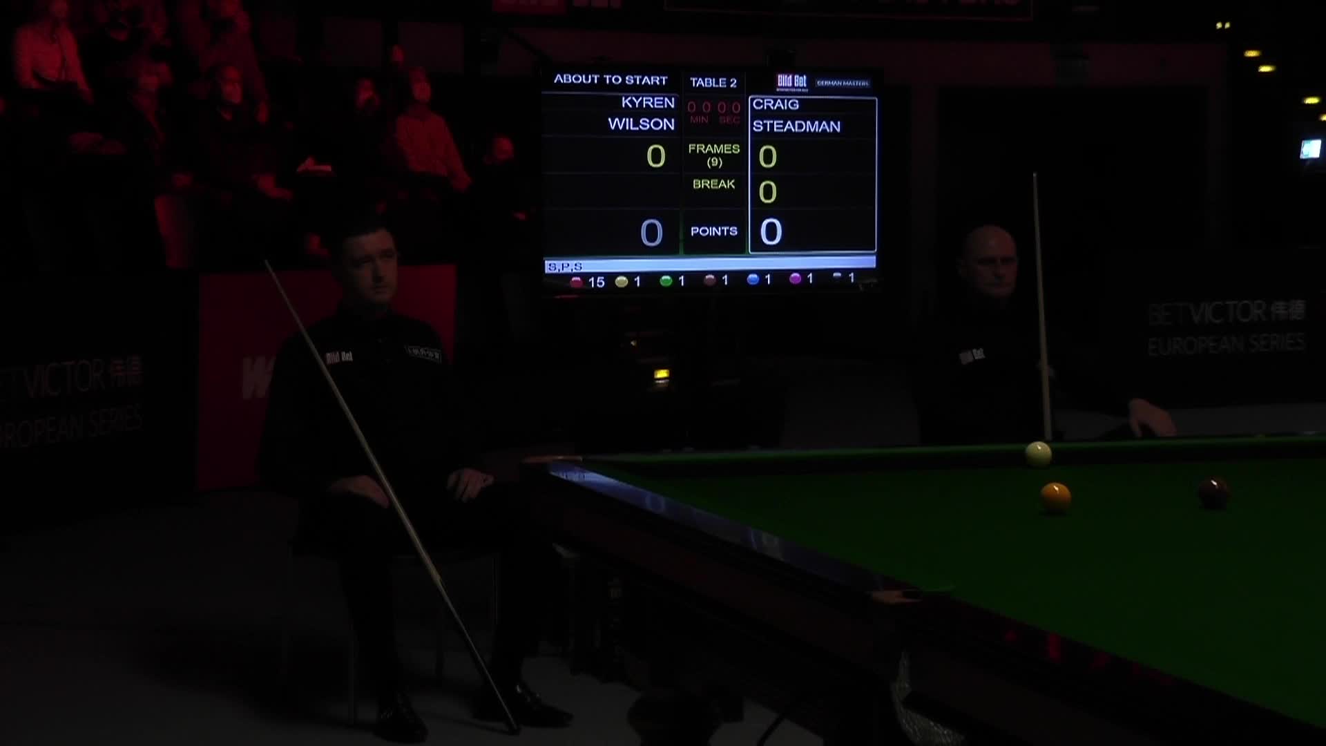 凯伦·威尔逊VS克雷克·斯特德曼 2022德国大师赛 清流