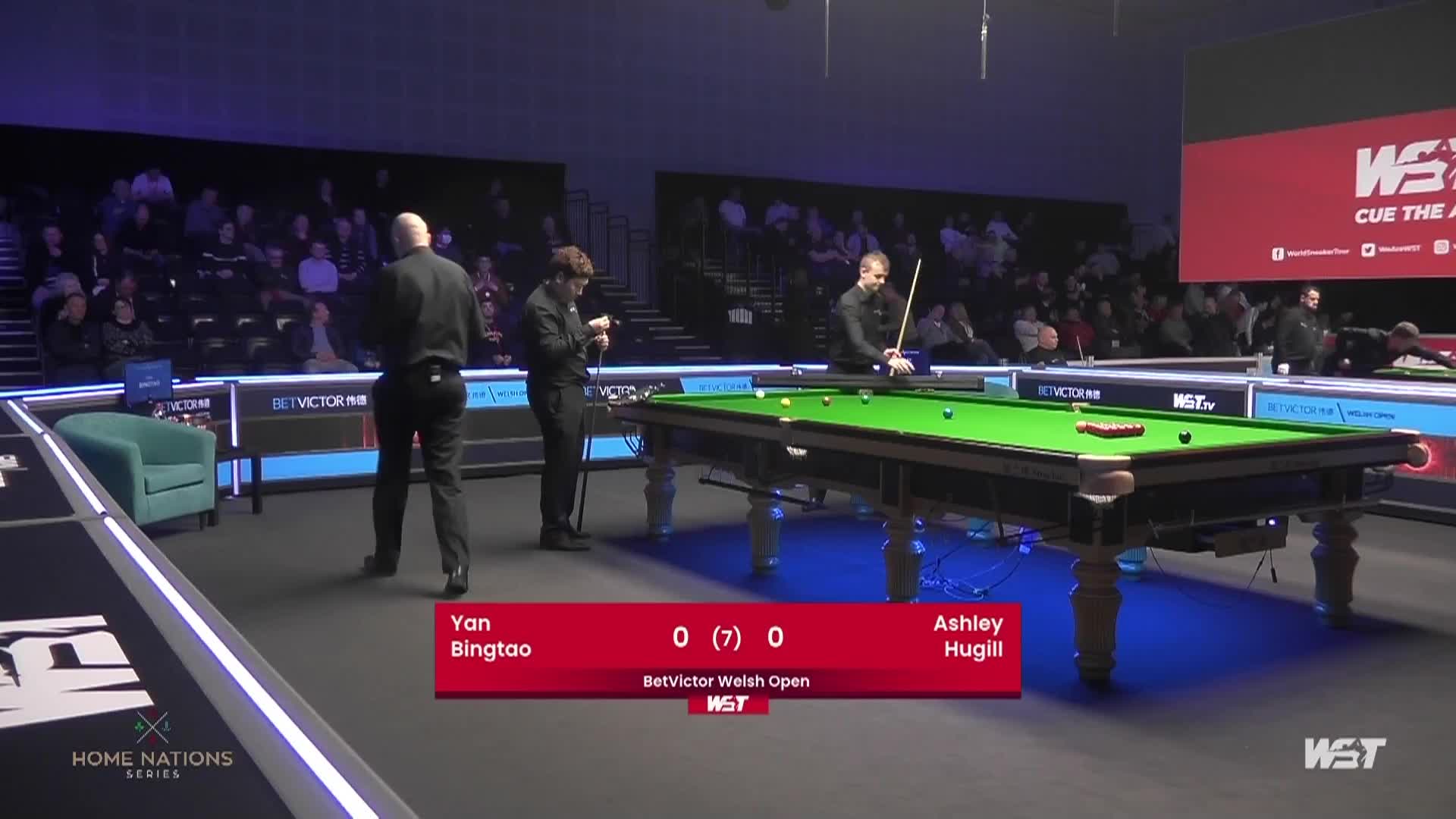 颜丙涛VS阿什利·赫吉尔 2022威尔士公开赛 清流