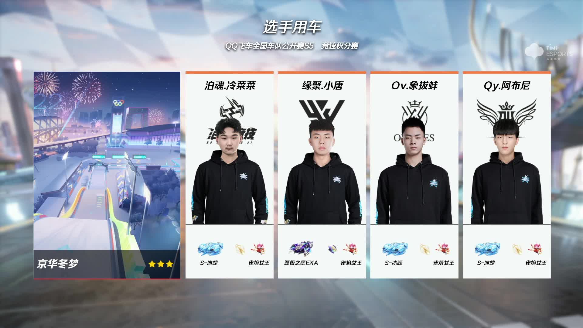 QQ飞车手游车队公开赛S5--A组（第一组）