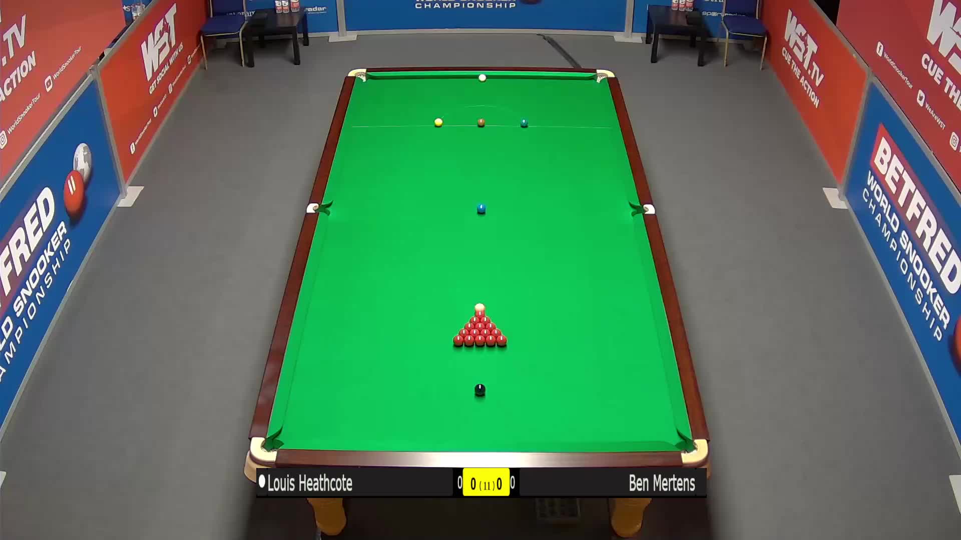 路易斯·西斯考特  VS  本·梅尔滕斯  2022世锦赛资格赛  清流