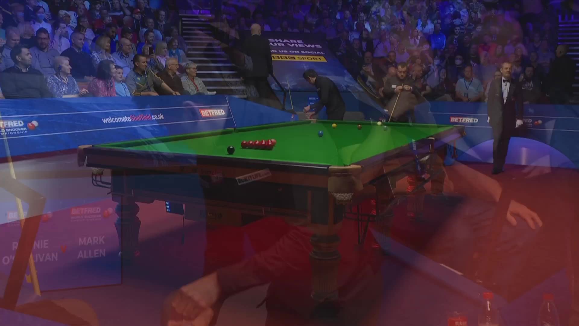 罗尼·奥沙利文  VS  马克·艾伦   2022世锦赛 第二阶段  清流