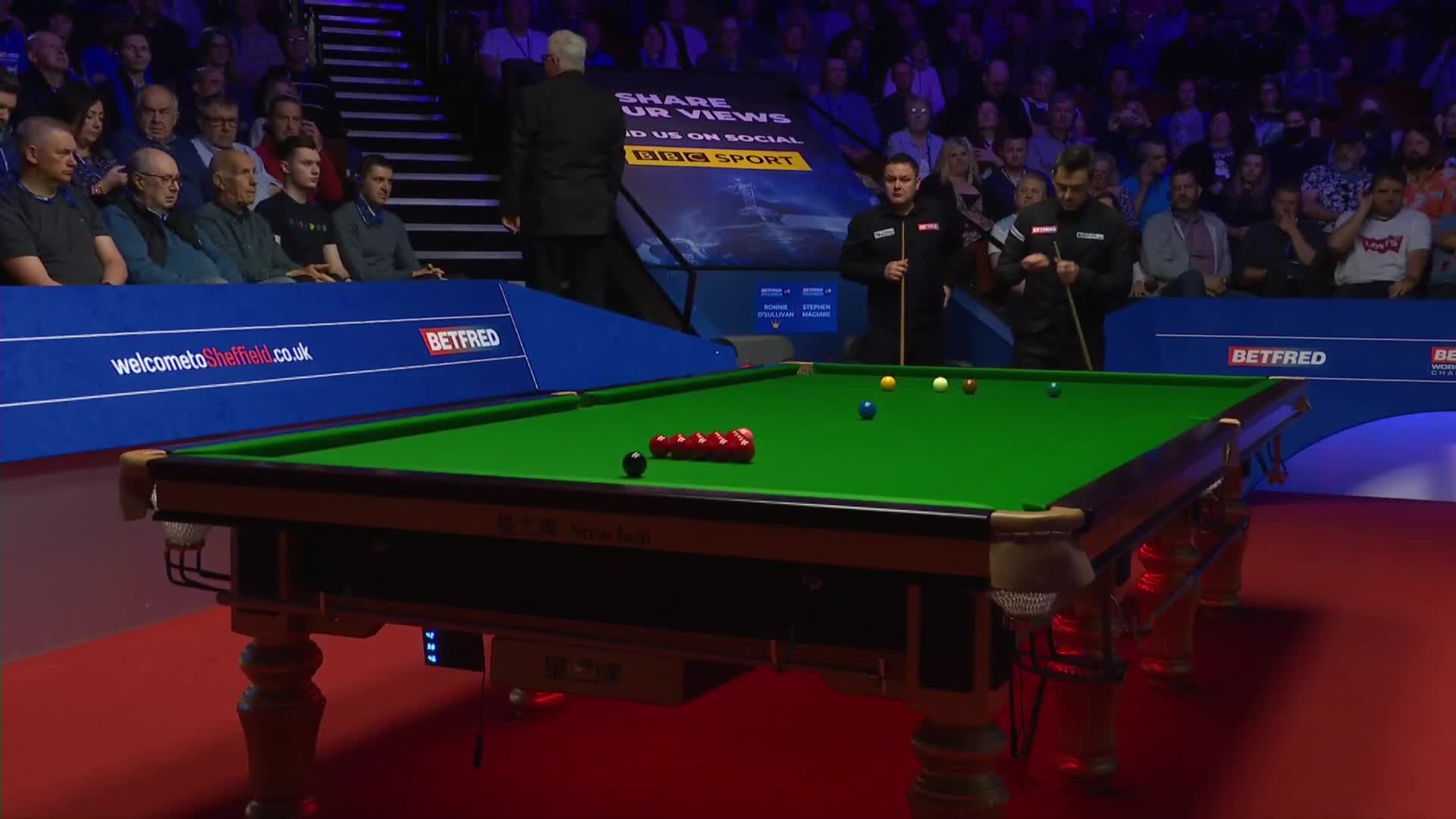 罗尼·奥沙利文VS斯蒂芬·马奎尔  2022世锦赛第三轮 第三阶段 清流