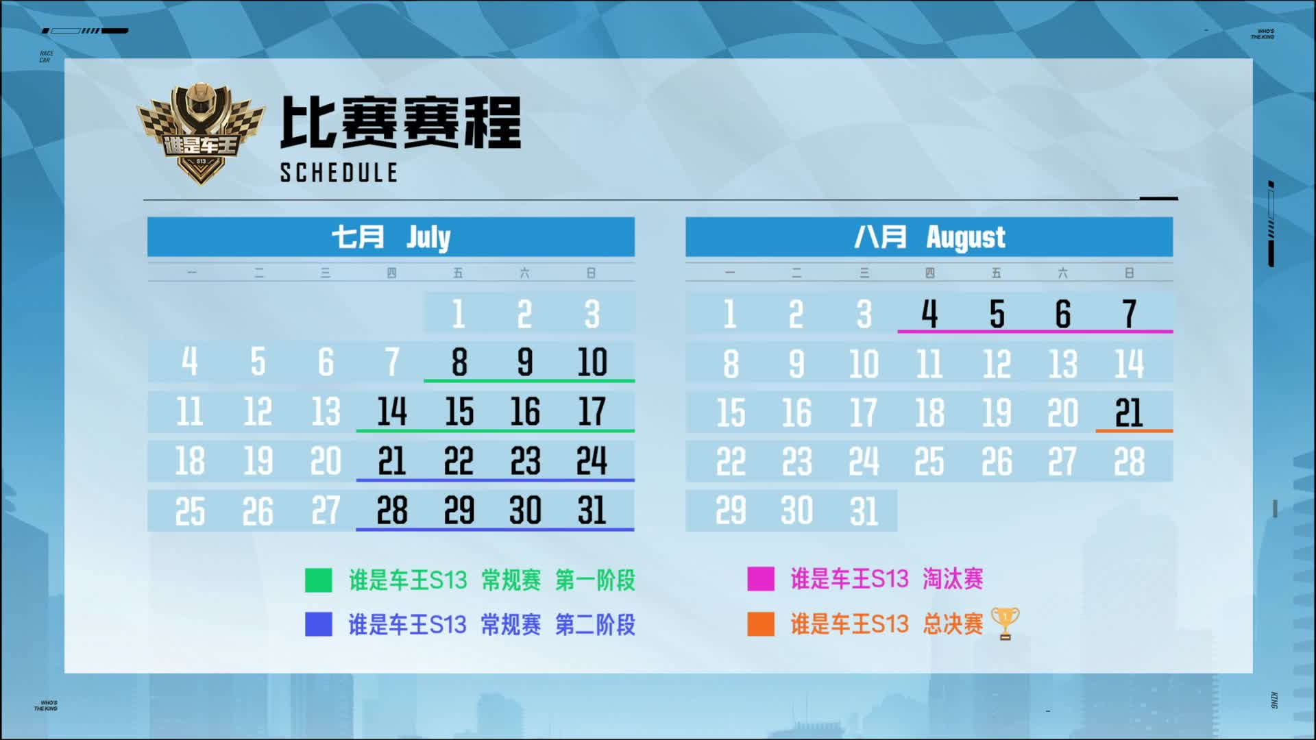 QQ飞车端游谁是车王S13 常规赛第八轮 D组
