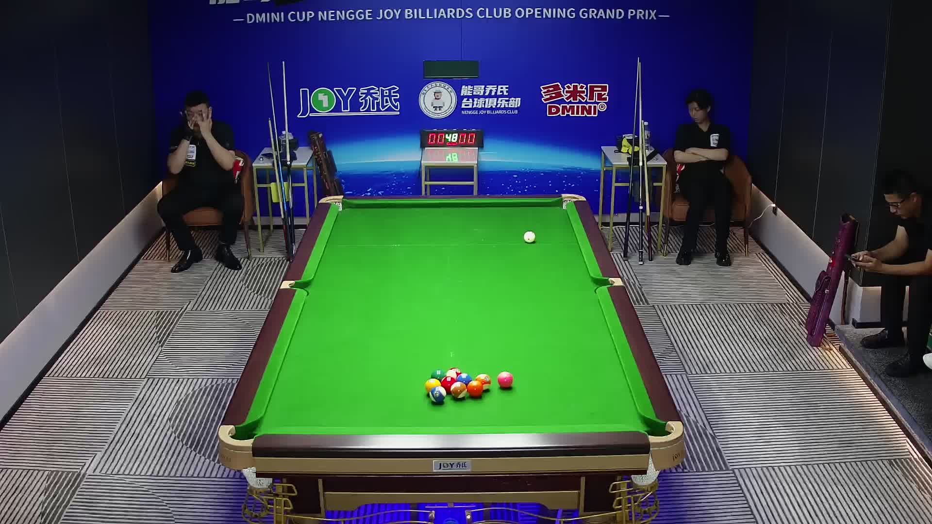 孔德京VS王思诺 能哥乔氏台球俱乐部开业大奖赛 清流