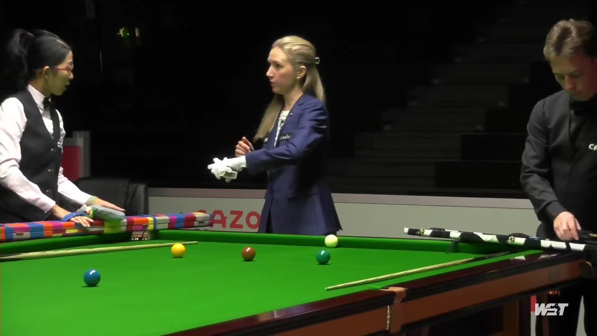 吴安仪  VS  肯·达赫迪  2022/23斯诺克英国公开赛-资格赛 清流