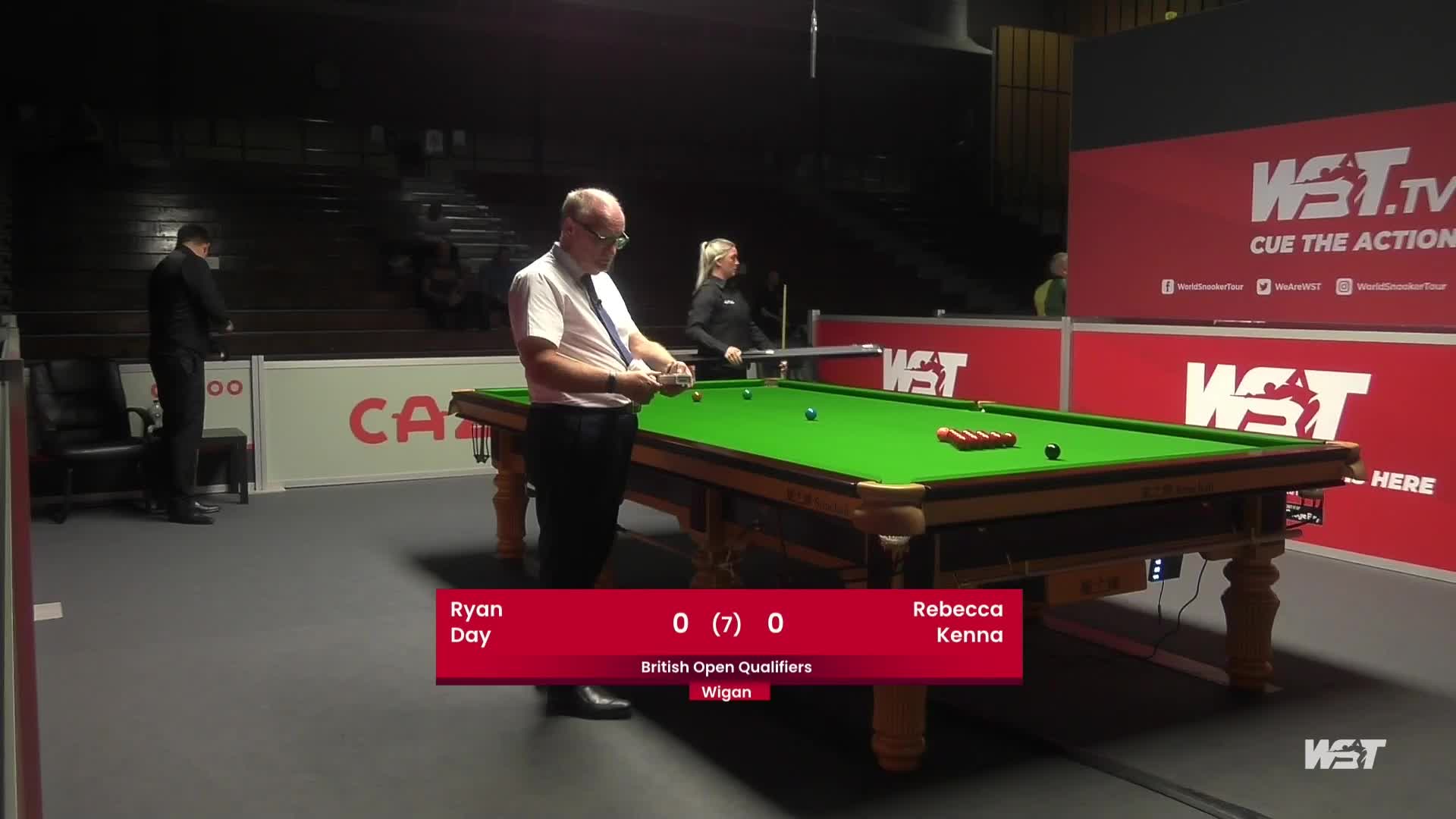 丽贝卡·肯纳 VS 瑞恩·戴  2022/23斯诺克英国公开赛-资格赛 清流