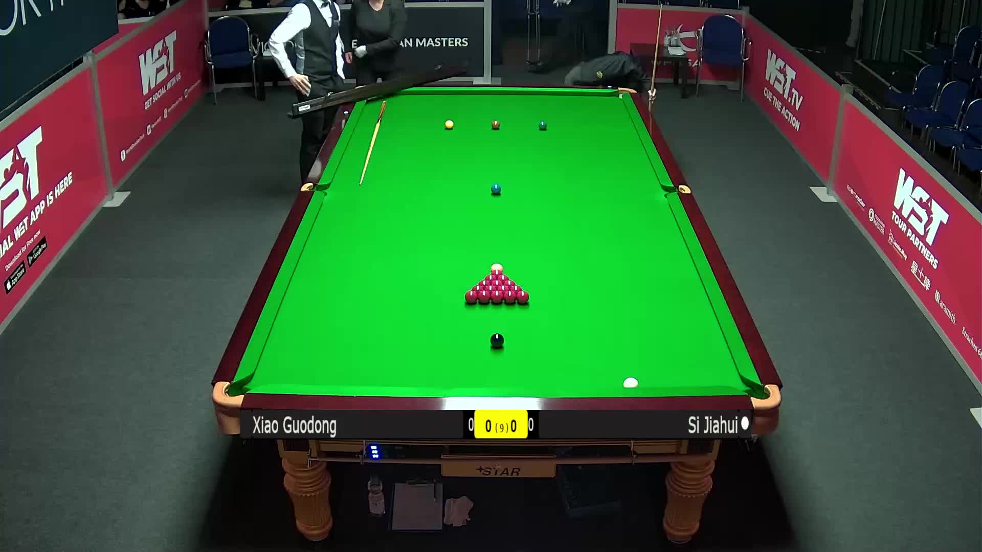 斯佳辉VS肖国栋 2022/23斯诺克欧洲大师赛 清流