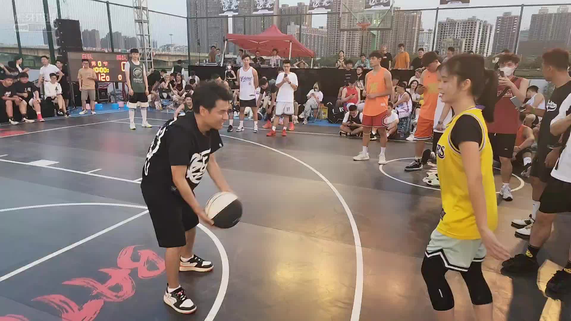 【集梦会长】晶哥和小七单挑投篮化身长沙凯子王？