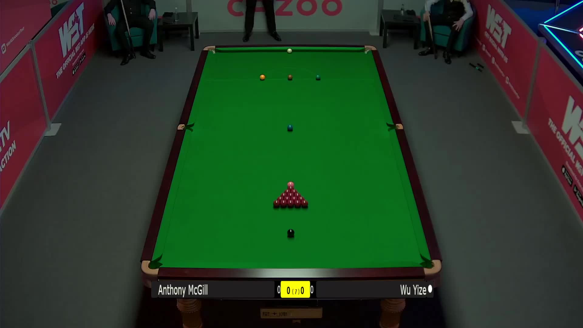 安东尼·麦克吉尔VS吴宜泽 2022/23英国公开赛 清流