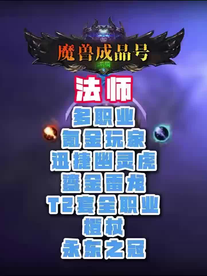 魔兽成品号~法师