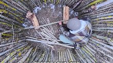 第6集：男人在野外搭建了六个荒野庇护所