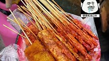 菜市场门口的老式炸串一串才5毛！
