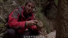 贝爷哈尔巴阡山脉荒野求生，偶遇野生棕熊，吃上鳟鱼刺身和蜗牛大餐(2)