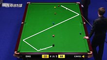 斯诺克的最强王者，丁俊晖仅一杆就怒追12分，对手含泪送出赛点局！(2)