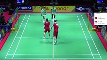 2025亚洲青年羽毛球锦标赛，郑谭组合成功战胜对手，以21-18晋级混双32强