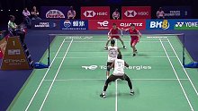 2025世界羽毛球锦标赛，一百组合的高质量回防，实现21-19的逆转，拿下首局