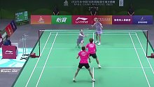 2025中国宝鸡羽毛球大师赛，意戈组合首局失误较多，先负一局