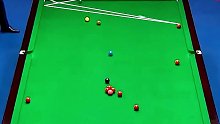 丁俊晖见缝插针做神级斯诺克，对手不甘示弱，用袋角夸张解球！(1)