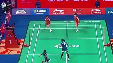 2025中国羽毛球大师赛，圣谭牢牢把控节奏，首局轻松拿下