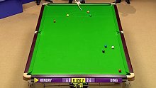 丁俊晖巅峰期有多强，一杆神级斯诺克，让亨德利解球气到嘴歪(2)