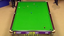 丁俊晖巅峰期有多强，一杆神级斯诺克，让亨德利解球气到嘴歪(3)