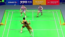 2025韩国羽毛球公开赛，梁王网前出现失误，爆冷出局